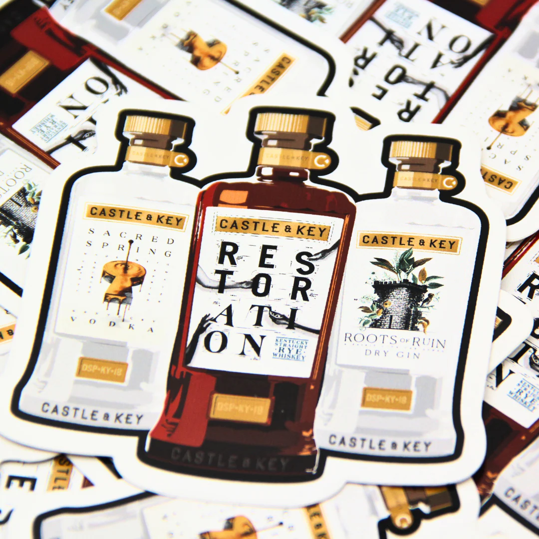 Bottle Trio Decal